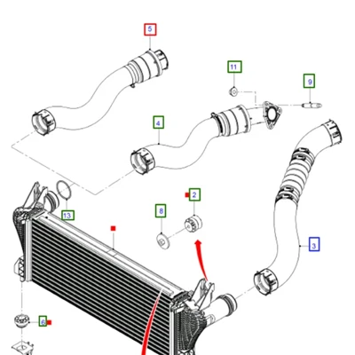 Intercooler Hose RANGER 2019-